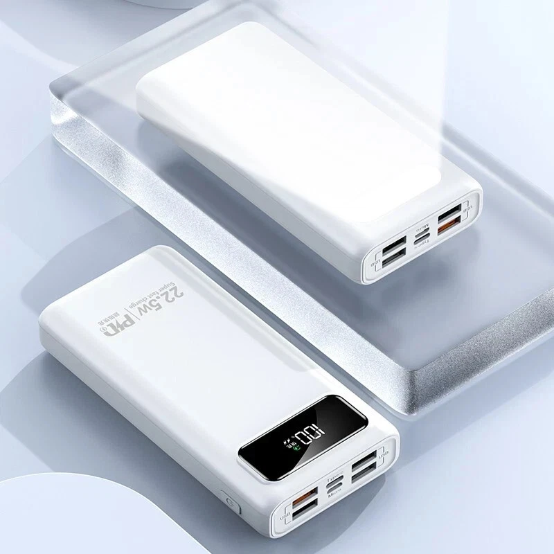 Banco de alimentación 20000 mAh carga portátil batería externa respaldo para todos los teléfonos celulares Foto 4 de 4