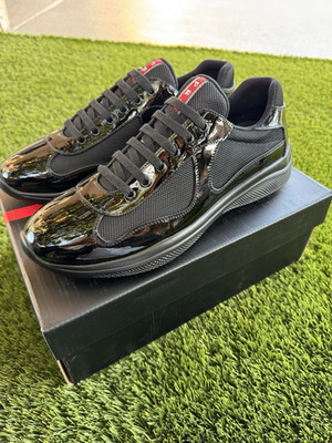 PRADA America s Cup Black Men s Comfortable Sneakers