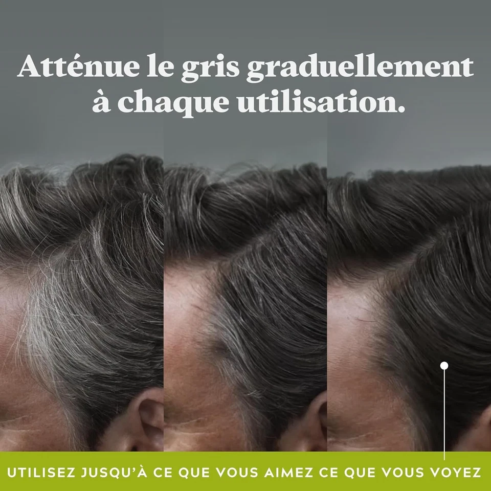 Just For Men Control GX, Shampooing Et Colorante Pour Cheveux Blancs Pour Hommes - Photo 2/4