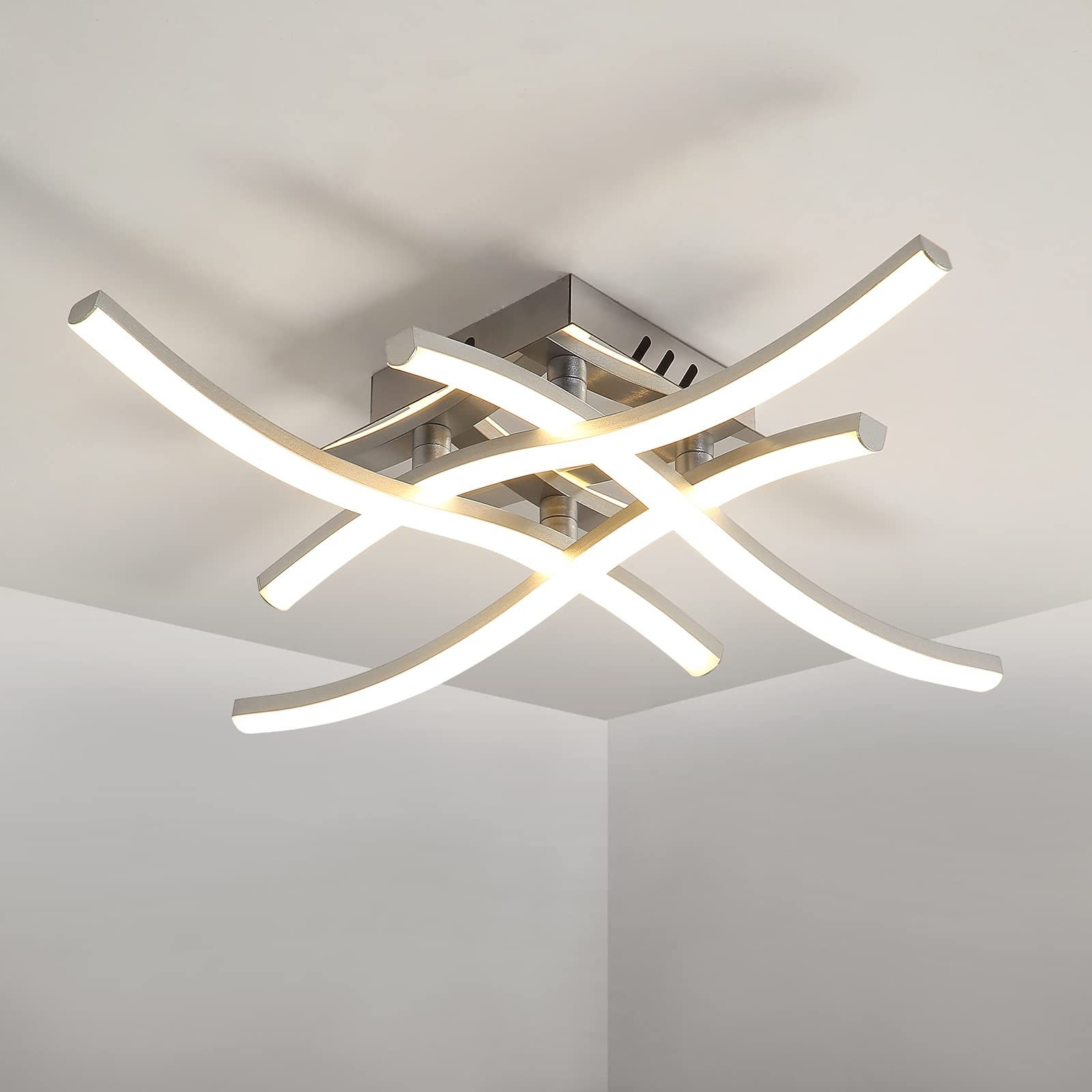 Tealight Lámpara de techo LED Luz de techo Diseño Curvo iluminación de techo LED