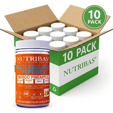 Protein Collagen Peptides Powder + Vitamin C,...