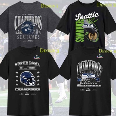 HOT! Seattle Seahawks 2026 Super Bowl LX Champions Unisex Gifts For Fans