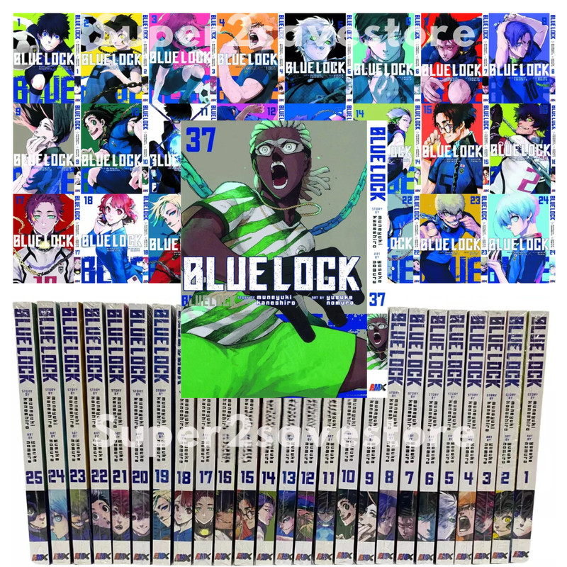 Blue Lock Yusuke Nomura Manga Vol.1-37 English Version (HALF SET or FULL SET)