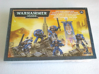 OOP NIB Space Marine Command Squad Warhammer 40k First Born Games Workshop