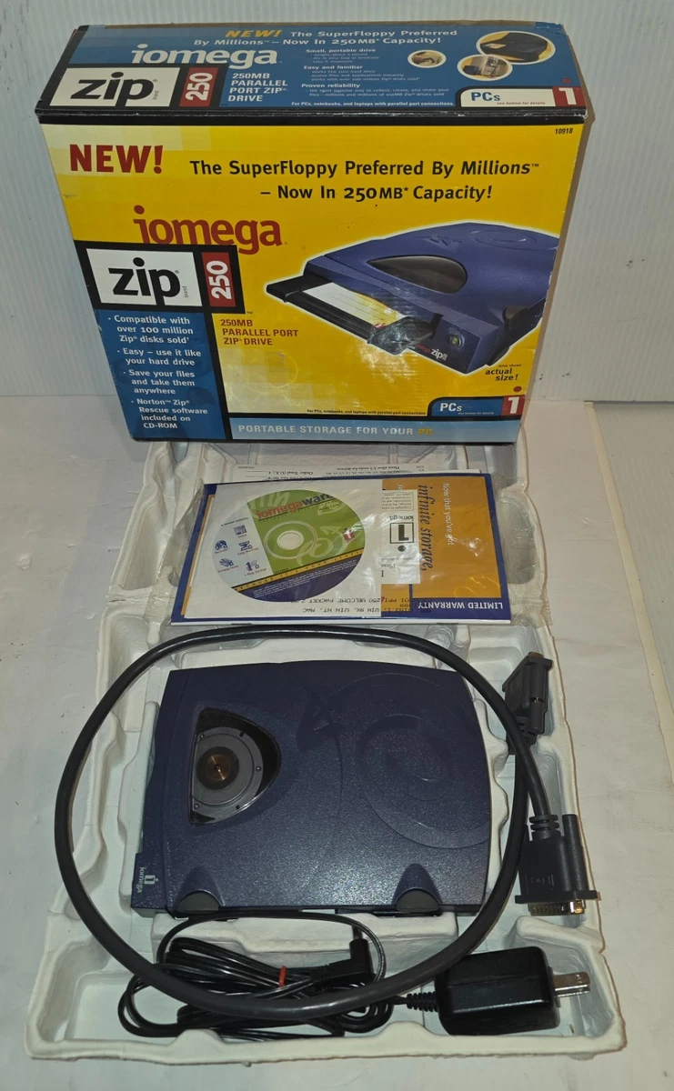 Iomega 250 External Zip Drive for sale | eBay