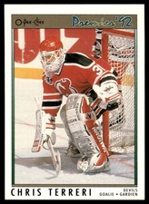 1991-92 O-Pee-Chee Premier Chris Terreri New Jersey Devils #197