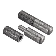 10 Pairs Weld on Barrel Hinges 50mm x 11.5mm Male to Female Iron Hinge Pin