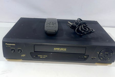 Panasonic AG-1330P Super Drive 4-Head VCR VHS Video Cassette Recorder W/ Remote