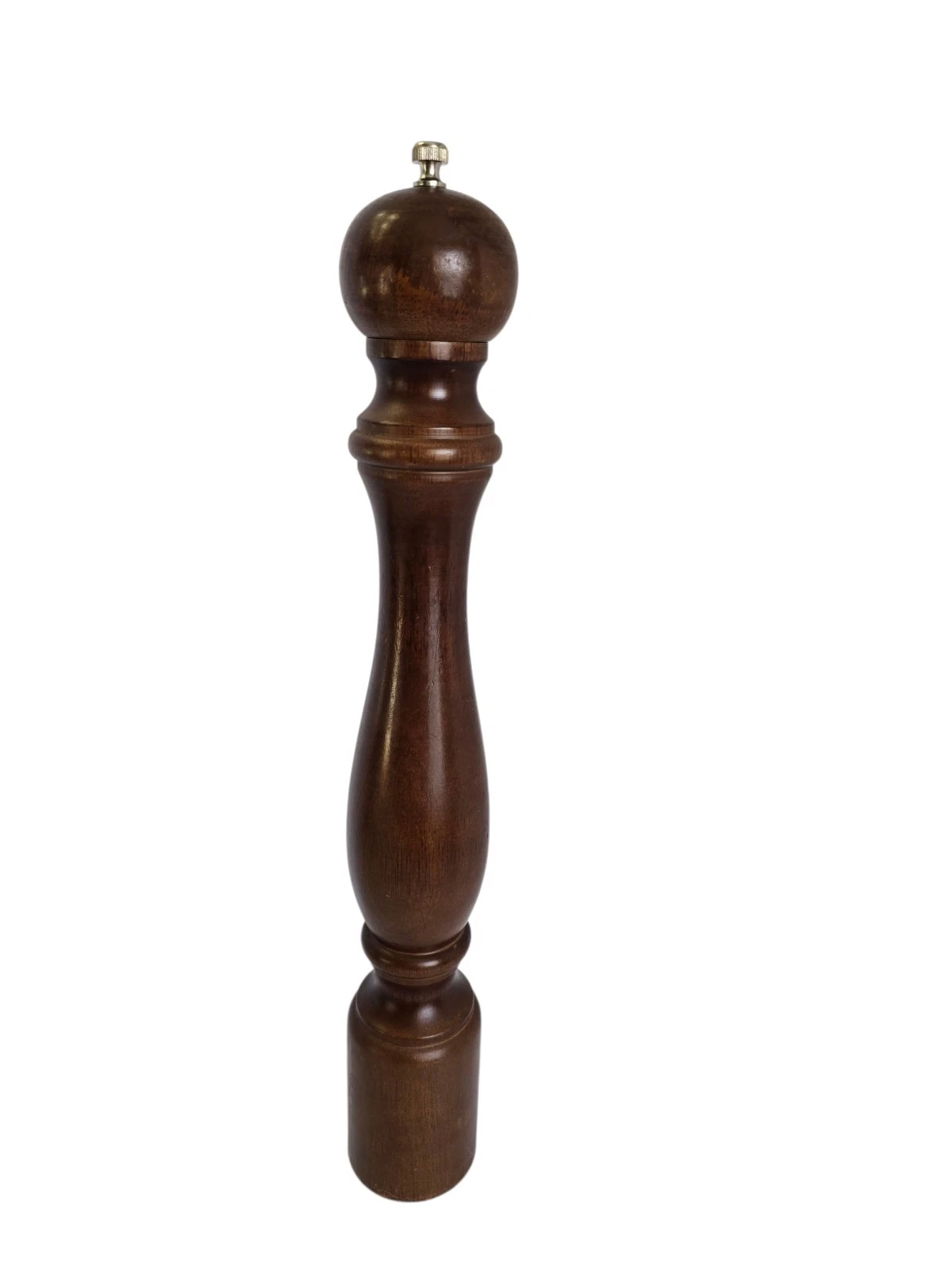 MIU France 21" MCM Pepper Mill Grinder Solid Wood Carbon Steel Walnut Finish