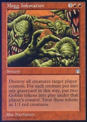 [1x] Mogg Infestation Near Mint, English Stronghold MTG Magic