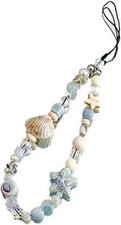 Beaded Phone Lanyard Wrist Strap, Anti-Lost Phone Charm String Cell Lanyard Stra