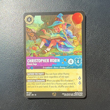 Disney Lorcana The First Chapter Christopher Robin - Hunny Sage 61/207 Rare Foil