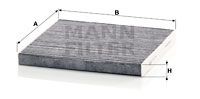 Mann-Filter CUK2544 Filter, Innenraumluft FüR CitroËN Passend FüR Fiat-image
