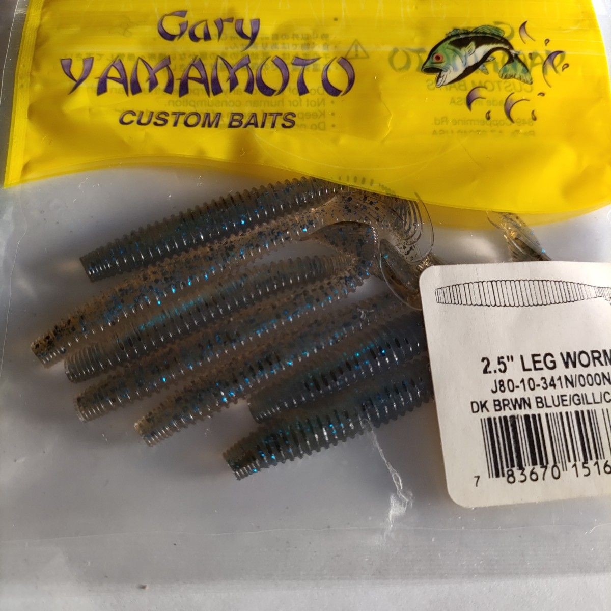 Gary Yamamoto Leg Worm 8 Pack - Image 4