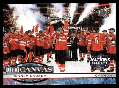 2025-26 UD Extended Canvas C-412 Sidney Crosby, Team Canada