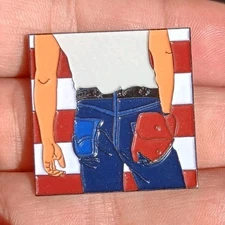 Bruce Springsteen Born In The U.S.A. Custom Enamel Pin Lapel Pin Badge New Album