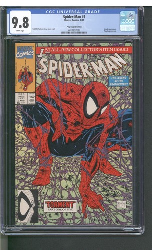 Spider-Man #1 (8/90) Polybag Edition Graded CGC 9.8