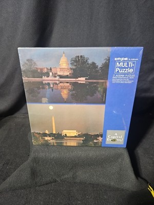 Vintage80s Springbok Two Puzzles A Capital Evening Factory Sealed 