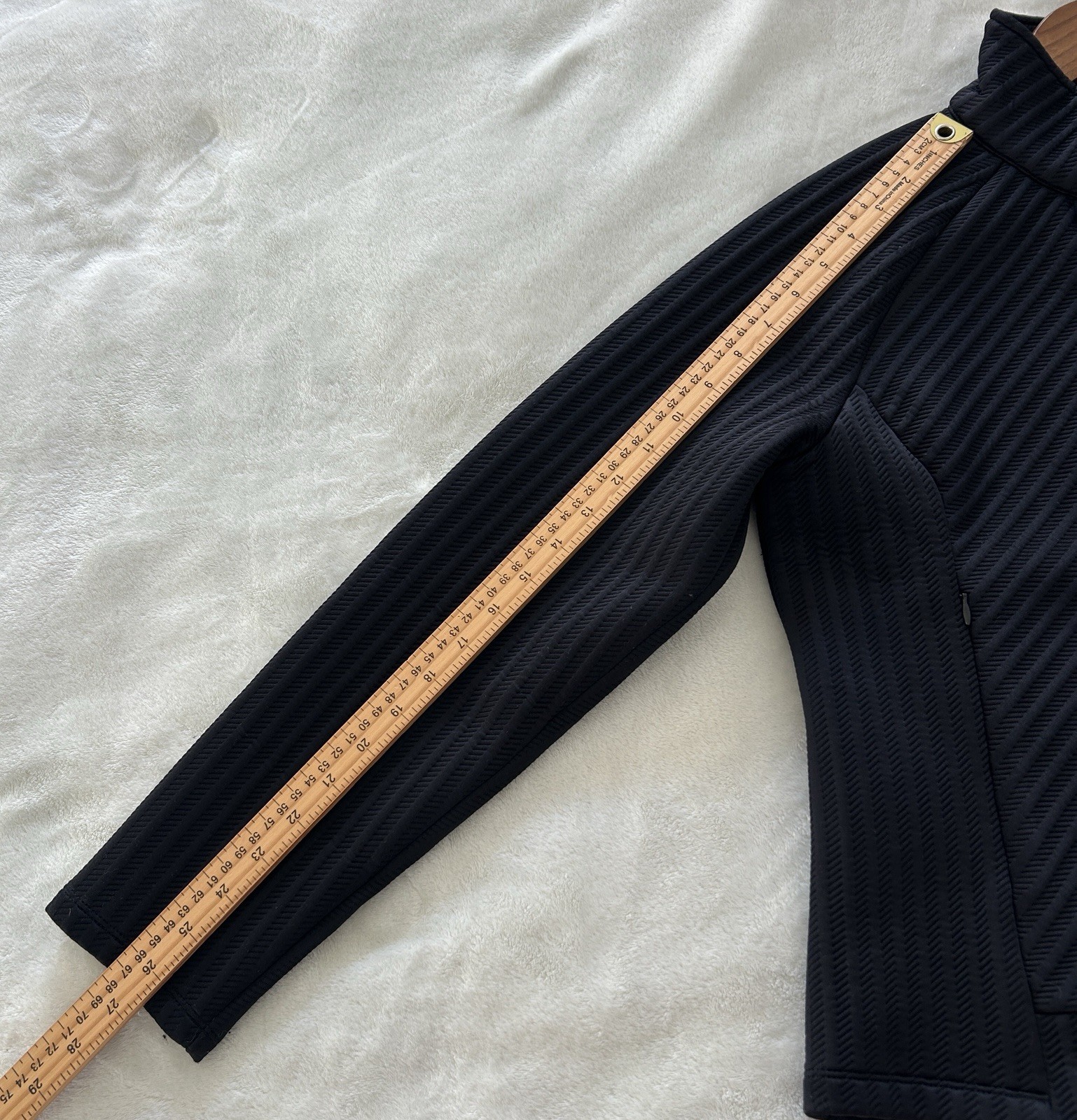 T By Talbots Jacket Medium Zip Fitted Textured Ja… - image 11