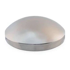Trux THUB-858SS Wheel Accessories   Hub Cap, Rear, Stainless Steel, 8" Diameter
