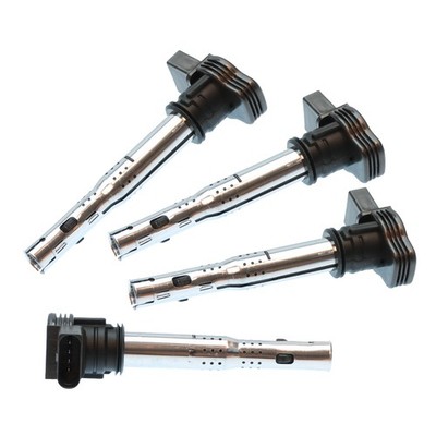 Eldor Set of 4 Ignition Coils For A3 A4 A5 A6 Q3 Q5 TT Eos Jetta Tiguan 2.0L L4