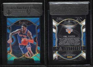 2020-21 Panini Select Concourse Light Blue Prizm /299 Obi Toppin #68 Rookie RC