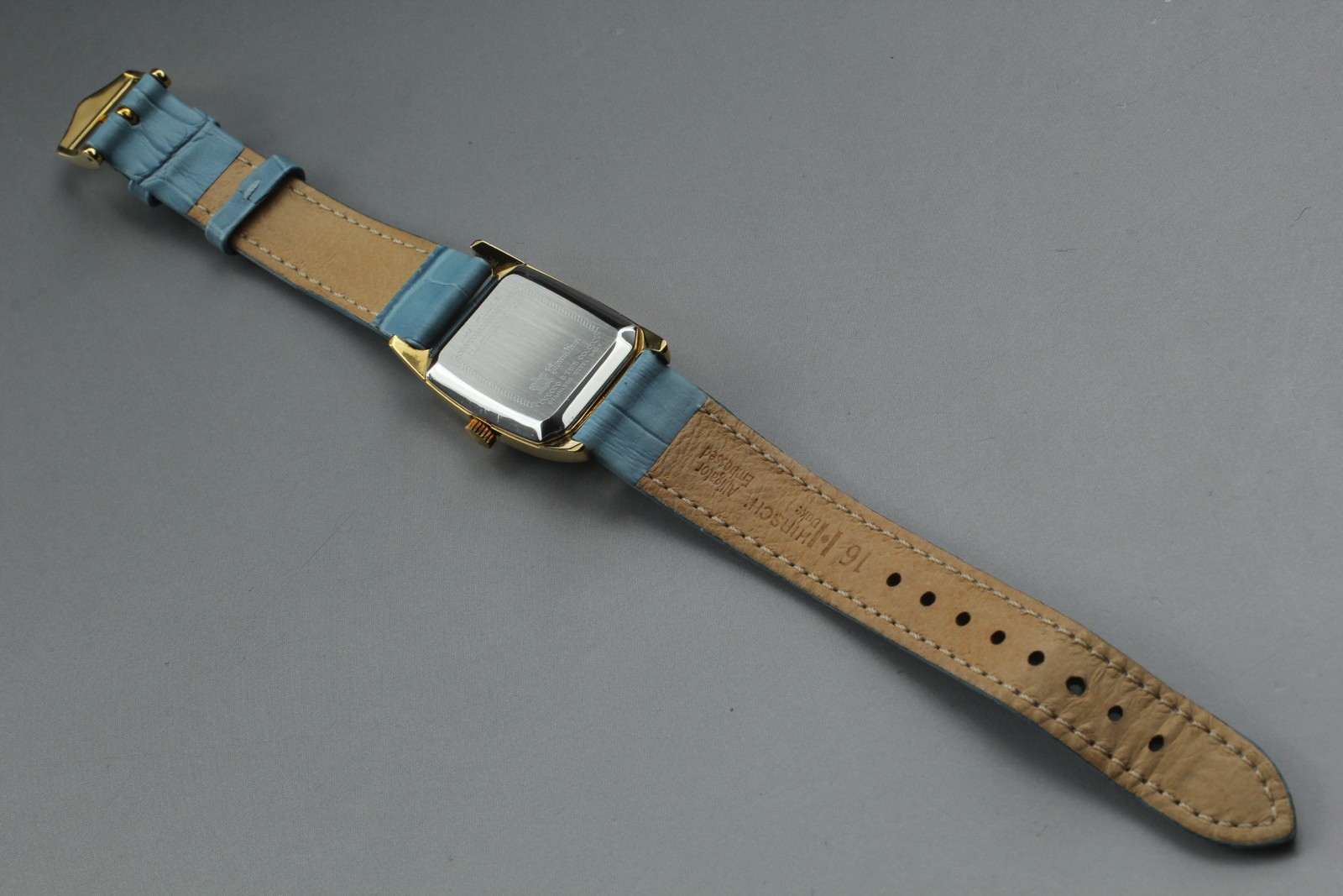 как выглядит New Batt Near MINT Hamilton 6186 Registered Edition Gold White Qz Womens Watch фото