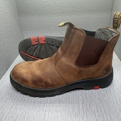 Rockrooster Work Boots Mens 14 Brown Chelsea Safety Toe Slip  display picture 3