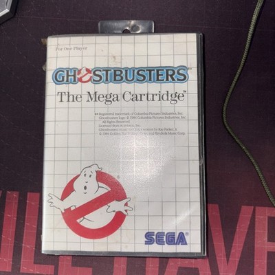 Ghostbusters (Sega Master System, 1987) SMS CIB Complete w/ Manual Rough Case