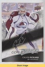 2017-18 Upper Deck MVP Silver Script Calvin Pickard #181 READ 0s5
