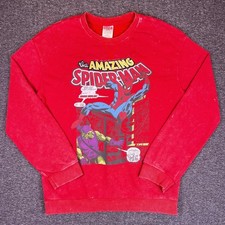 Marvel The Amazing Spider-Man Sweatshirt Youth XL 14/16 Green Goblin Sweater