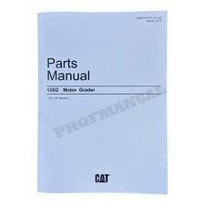 Caterpillar 130G Motor Grader Parts Catalog Manual