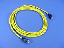 Leviton 5G455-10Y Yellow Cat5e 10ft Ethernet Cable Data Patch Cord Network Boot