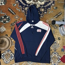 Vintage Adidas Center Logo Hoodie New England...