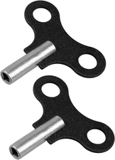 2 Pack Clock Winding Key #9 4.5Mm, Antique Clock Winding Key Set for Wall Cloc