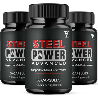 #ad #ad 3 Pack Steel Power Advanced Performance Supplement Steel Power 180 Capsules $39.95