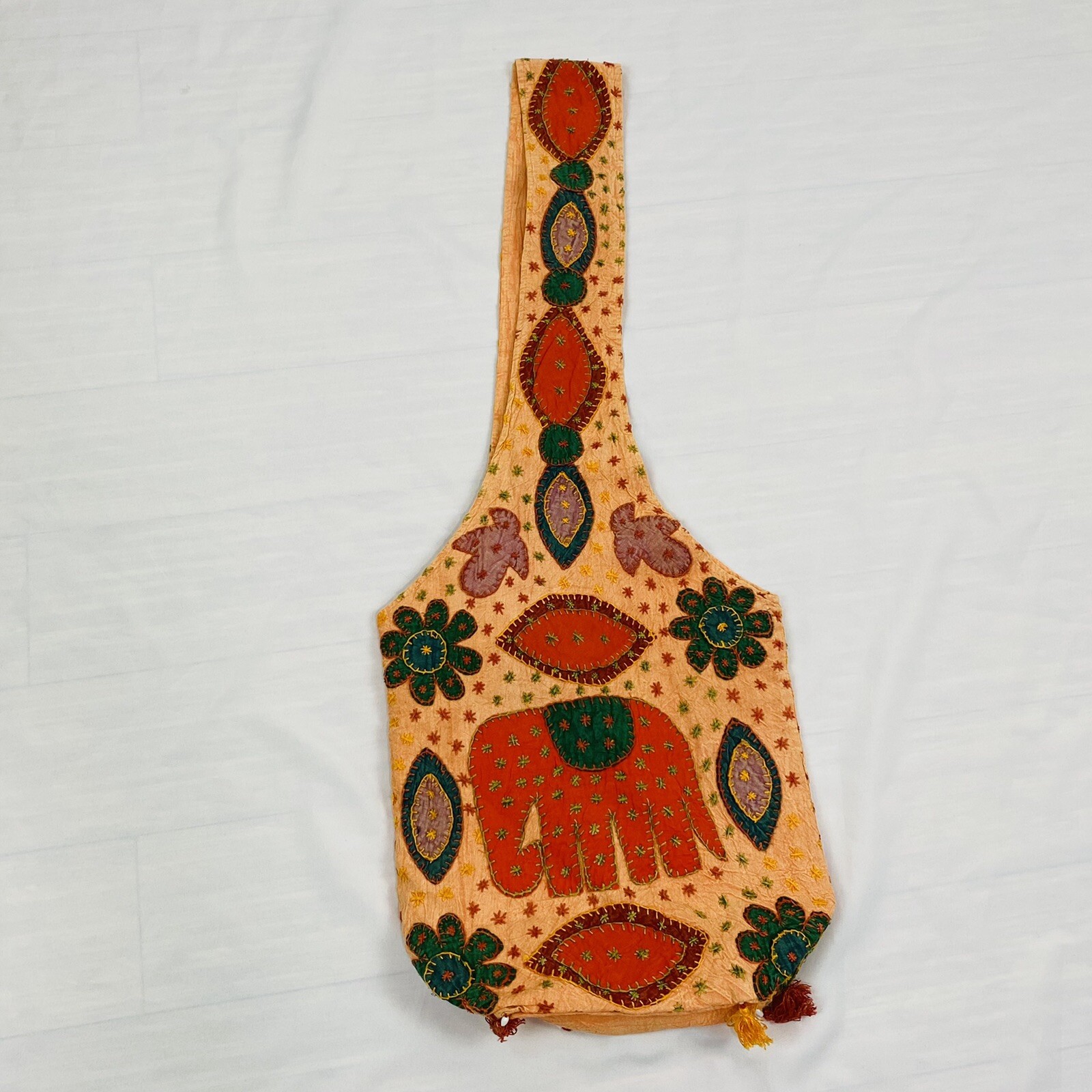 Elephant Indie Hippy Boho Patchwork Embroidery De… - image 1