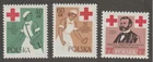 Poland 1959 #868-70 Polish Red Cross 40th Anniversary - MNH (Set of 3)