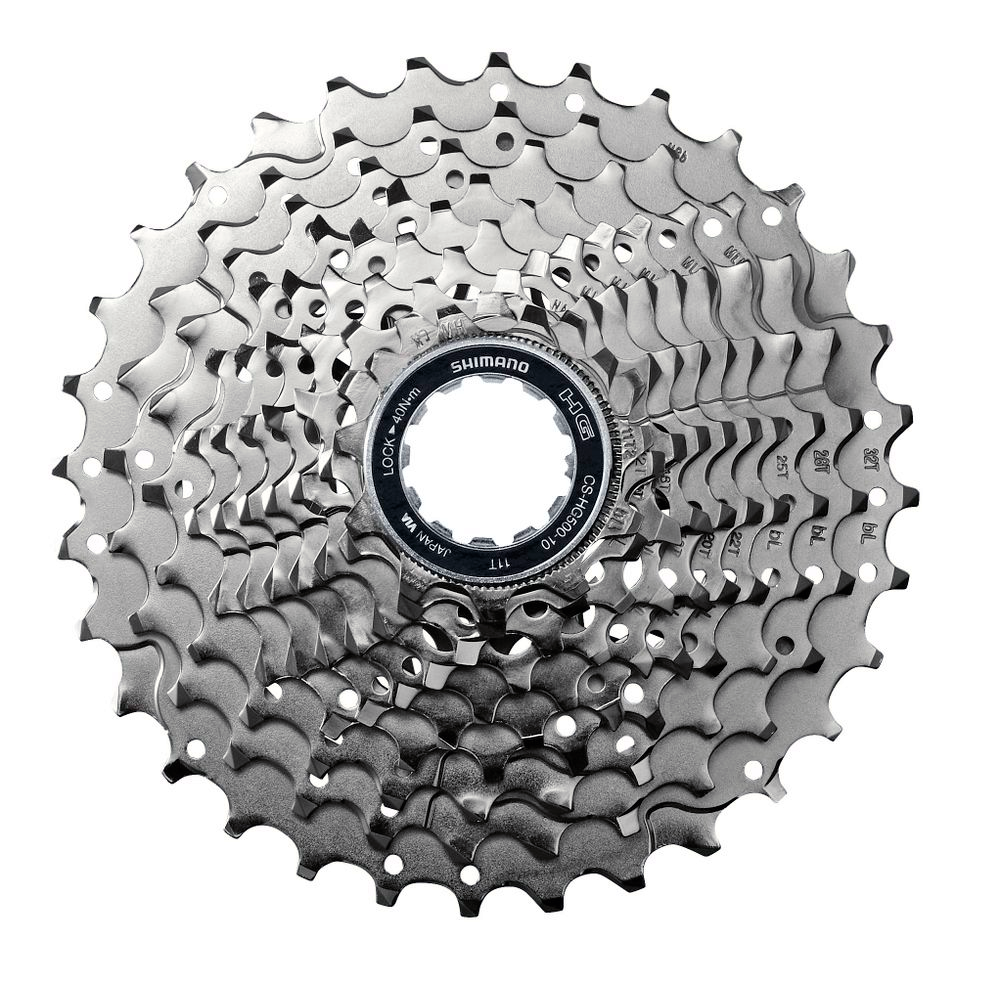 Shimano Tiagra HG500 HyperGlide 10-Speed Road Cassette 11-34T