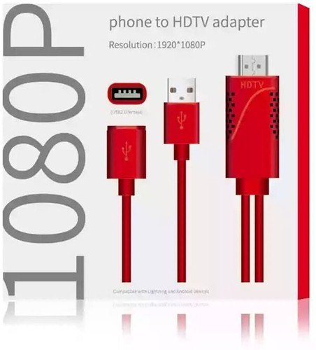 Cable for MHL to HDMI HDTV Adapter For Mirroring HDMI 1080P HDTV on TV Projector - 第 7/34 張圖片