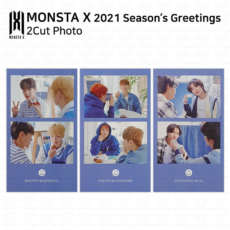 MONSTA X 2021 Season's Greetings AR Photocard ID Photo