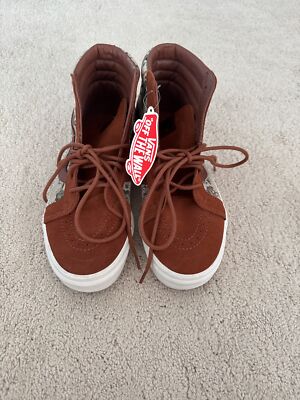 VANS Sk8-Hi Reissue Desert Cowboy Sneaker Men 12 Colts Cacti Brown Suede EUC 