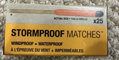 UCO Stormproof Matches Preppers Emergency Wind Waterproof Storm Bulk Packed x25