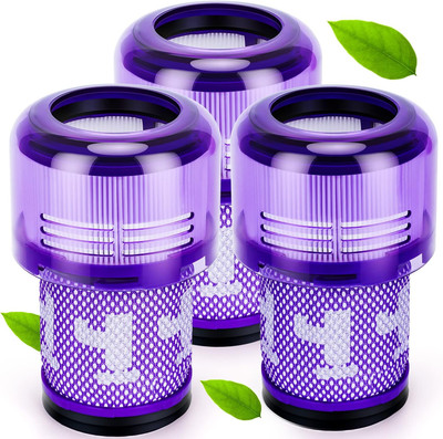 3 Pack Filters Replacement for Dyson V12, Hepa Vacuum Cleaner Filter Compatible 