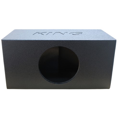 King Boxes 12" Single SPL Vented Sprayed Universal Subwoofer Box AK-12VLS - Picture 3 of 7