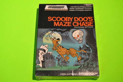 NEW Scooby Doo's Maze Chase (1983, Mattel Intellivision ECS) Computer Game