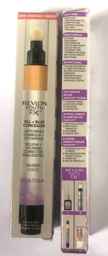 REVLON Youth Fix Fill&Blur 06 DEEP concealer X2 BOXED - Picture 4 of 5