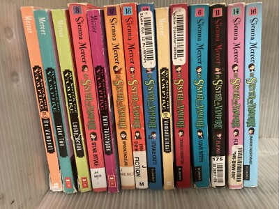 Lot of 14 My Sister the Vampire Chapter Books - Sienna Mercer - Scholastic PBs
