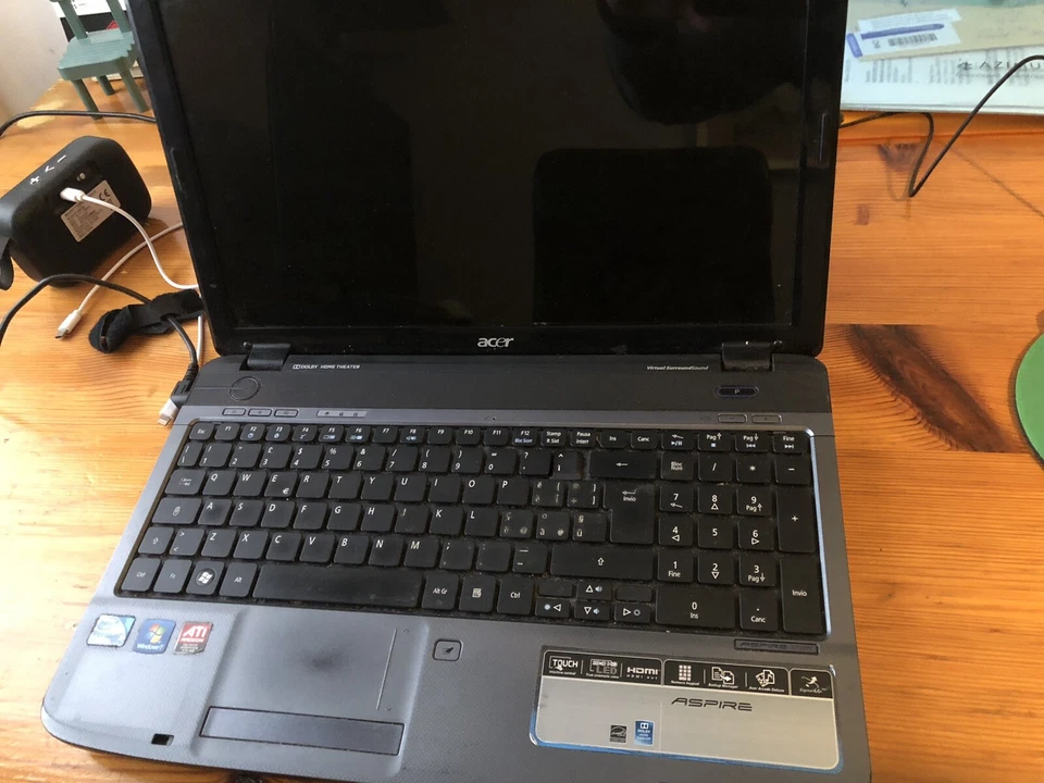 ACER ASPIRE 5738 LAPTOP Dolby Home Theater RAM 4GB HD 297 GB - Immagine 3 di 4