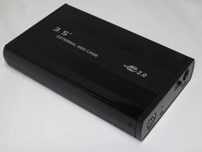 3,5'  Festplattengehäuse ALU für IDE Festplatten  #h687